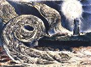 William Blake The Lovers' Whirlwind, Francesca da Rimini and Paolo Malatesta France oil painting artist